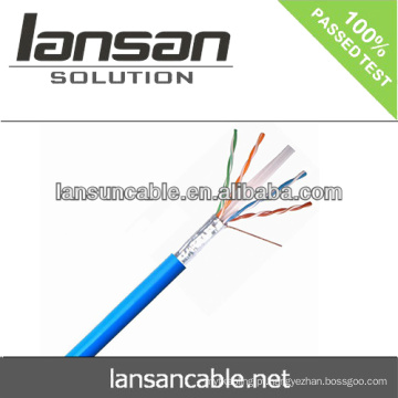 Lansan utp cat6 cabo lan cabo 4P 23AWG BC passagem fluke teste de boa qualidade